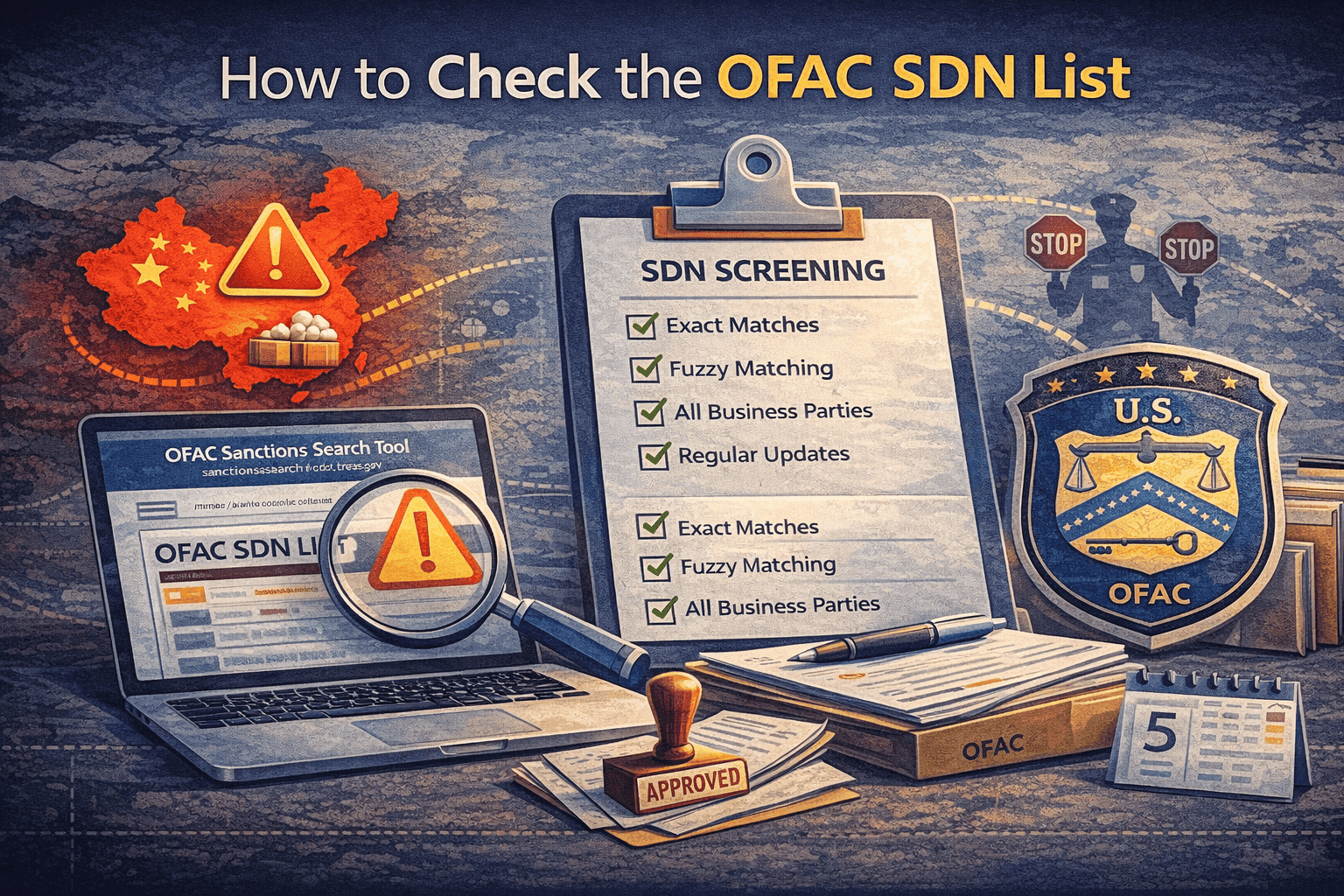 OFAC SDN List Check: Supplier Screening Guide (2026)